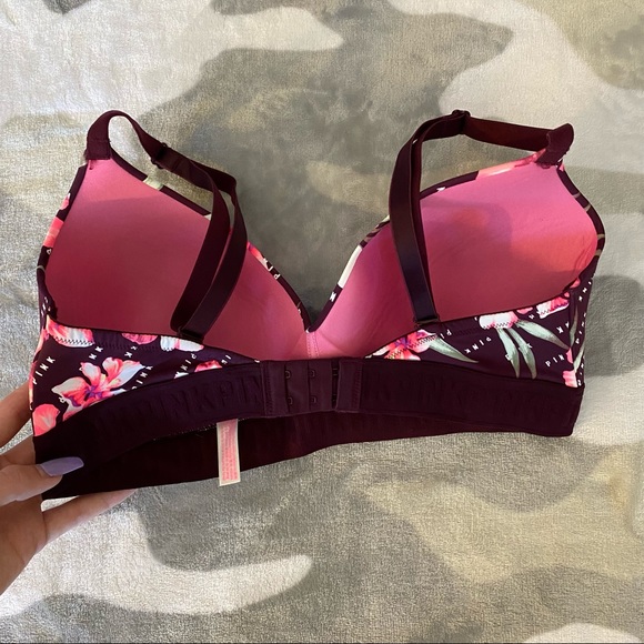 PINK Wireless T-Shirt Bra - Picture 2 of 3